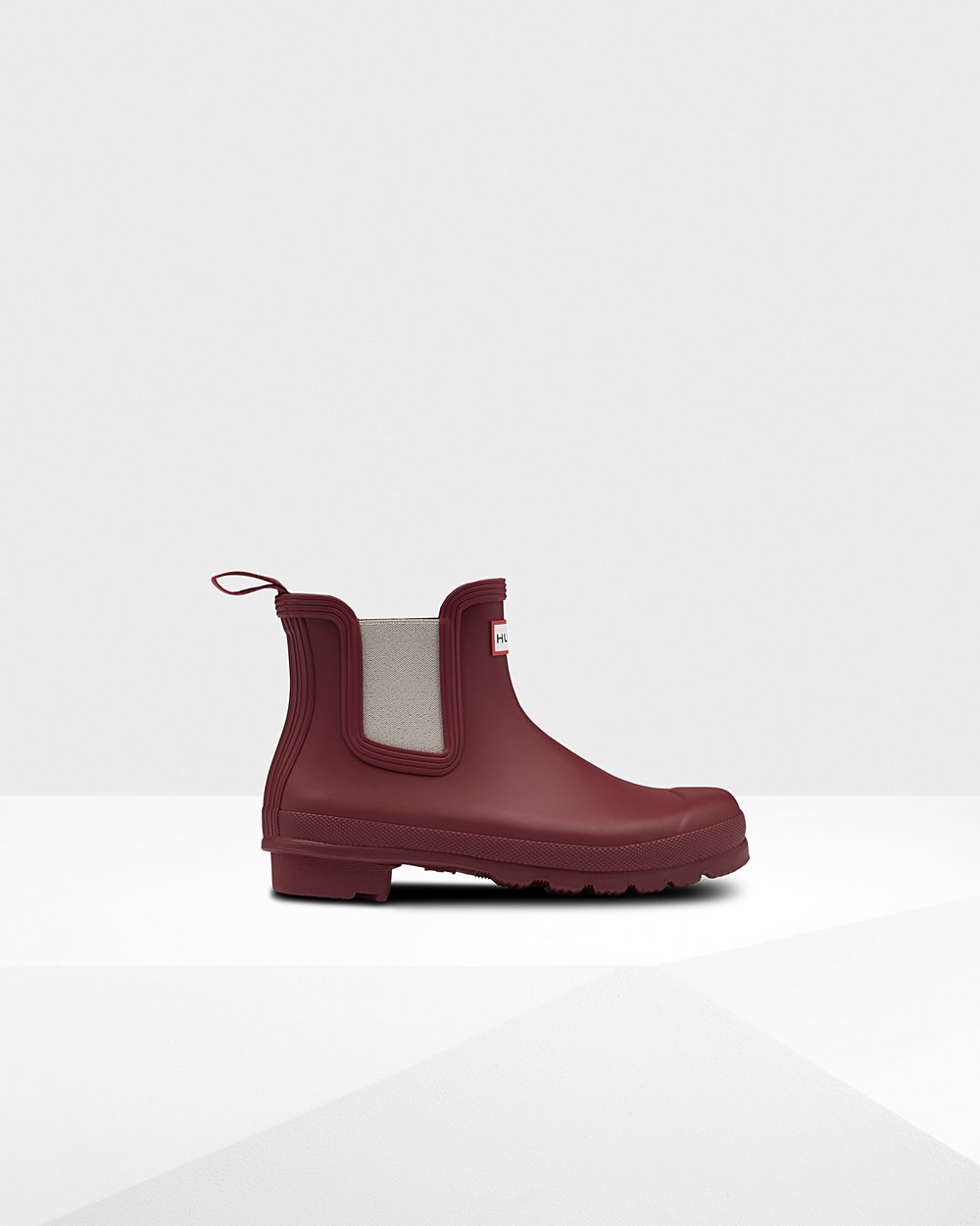 Chelsea Boots Dames - Hunter Original - Grijs Rood/Turquoise Licht Grijs - 36ORZNTFM